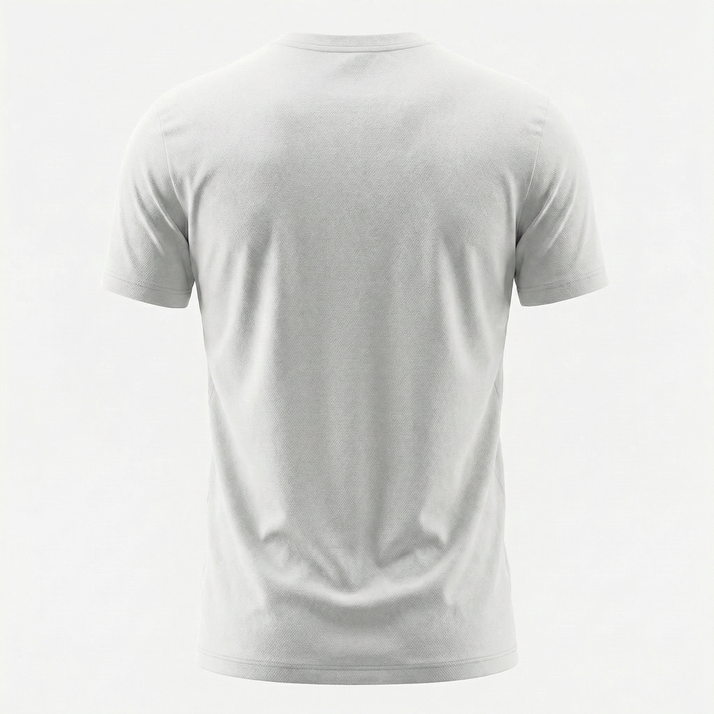 Camiseta Deportiva Básica Blanca Para Hombre Ref. CAM45