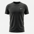Camiseta Deportiva Básica Negra Para Hombre Ref. 10V1L-2