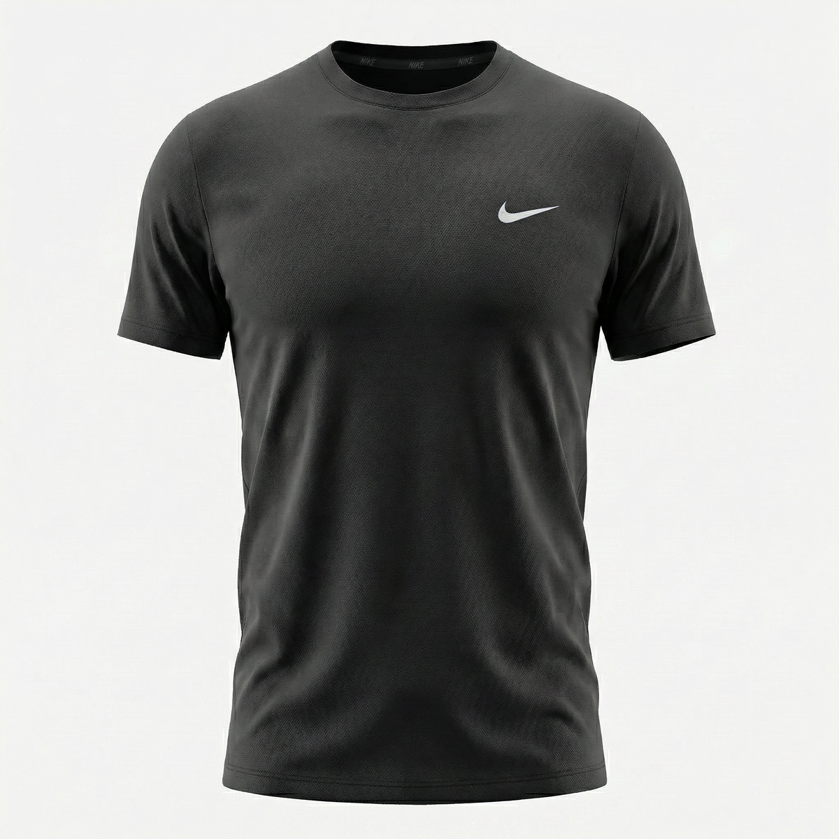 Camiseta Deportiva Básica Negra Para Hombre Ref. 10V1L-2