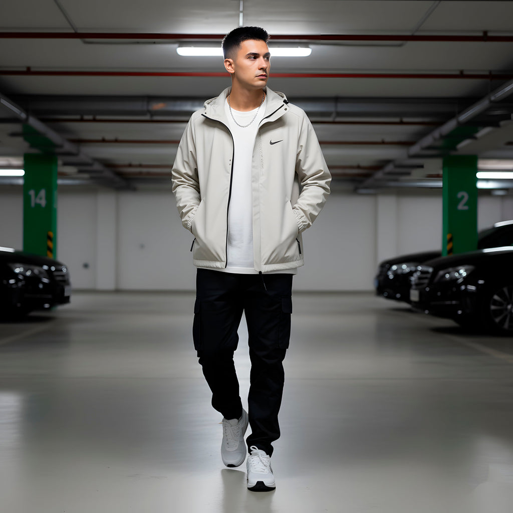 Chaqueta Deportiva Blanca Para Hombre Ref. CHA10