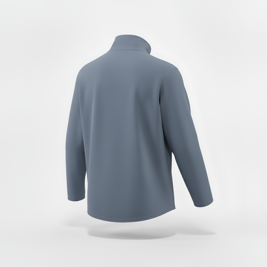 Camiseta Manga Larga Deportiva Gris Oscuro Para Hombre Ref. CML02