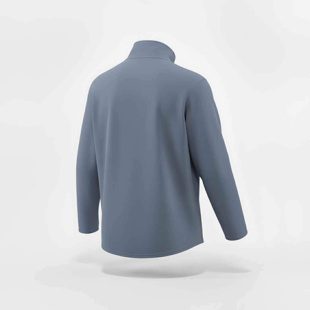 Camiseta Manga Larga Deportiva Gris Oscuro Para Hombre Ref. CML02