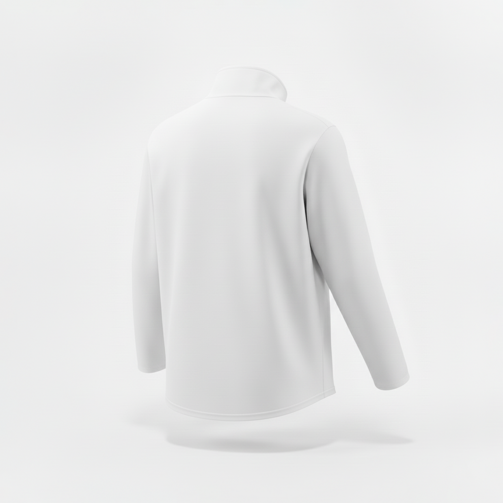 Camiseta Manga Larga Deportiva Blanca Para Hombre Ref. CML02