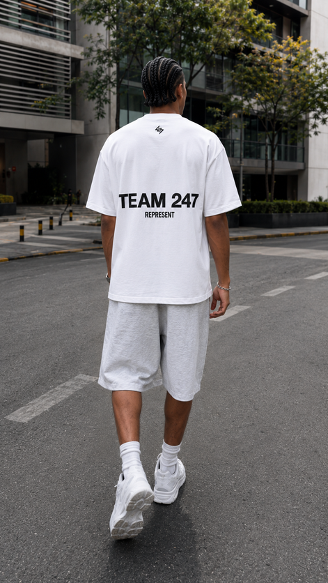 Camiseta 788332 Oversize Blanco para hombre