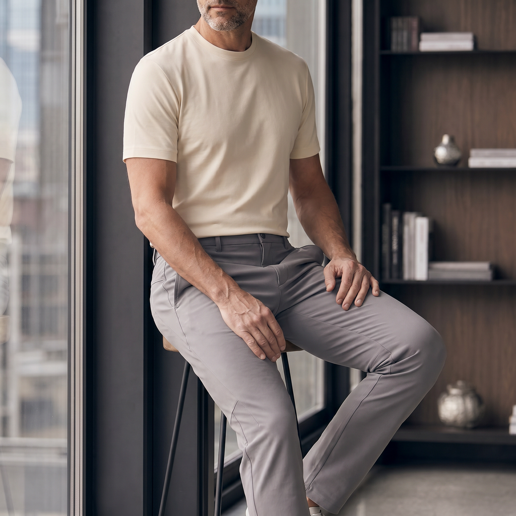 Pantalón 62360 Gris Claro Para Hombre