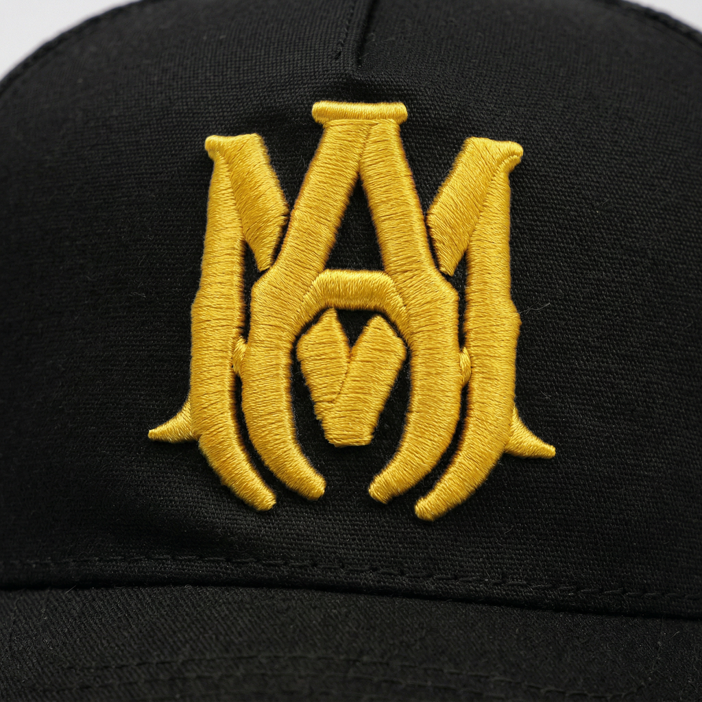 Gorra AMR Negra/Amarilla Ref. HAT06