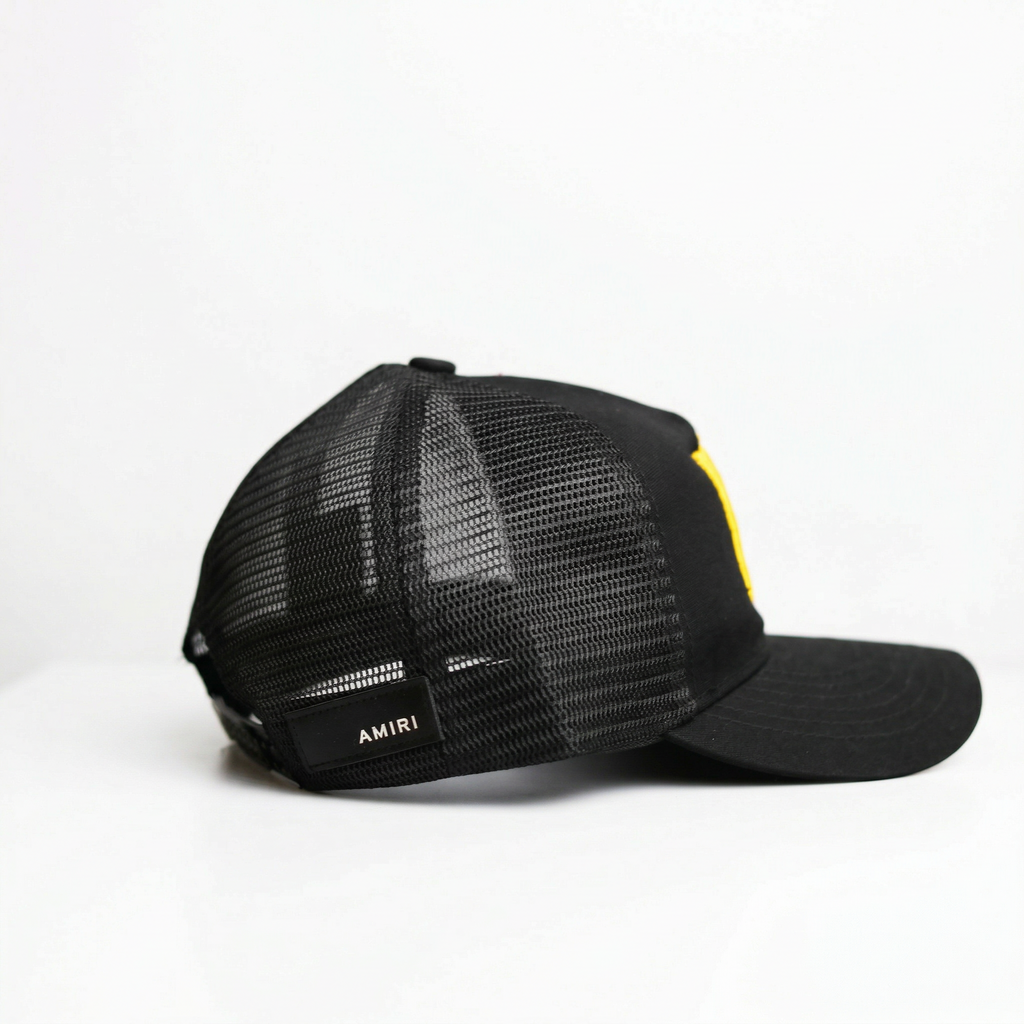 Gorra AMR Negra/Amarilla Ref. HAT06