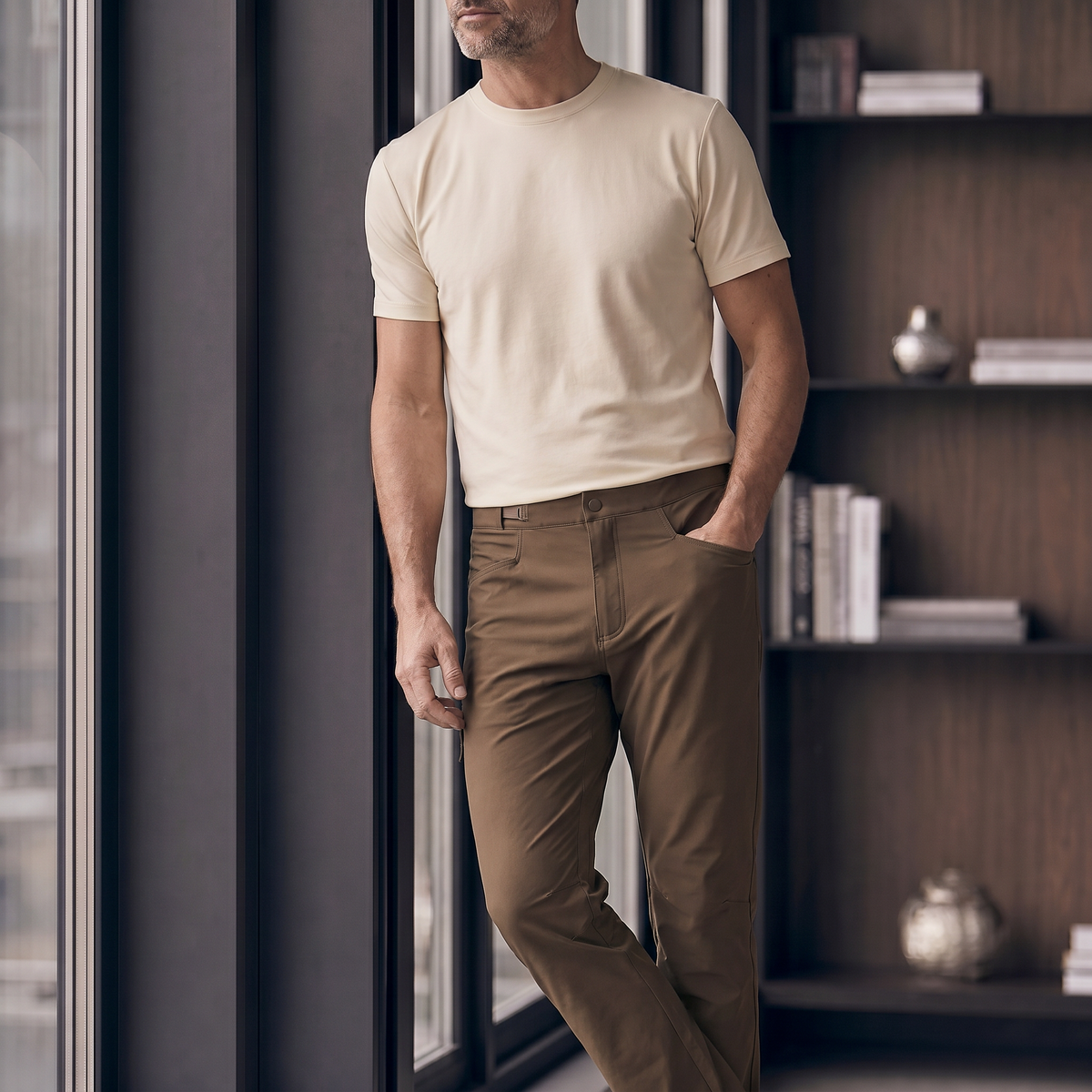 Pantalón 62343 Café Para Hombre
