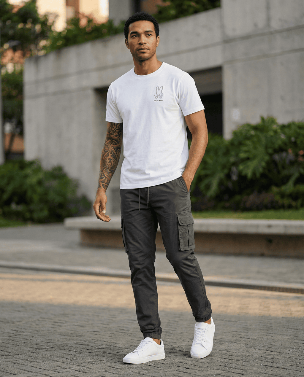 Camiseta 66614 Básica Blanca Para Hombre