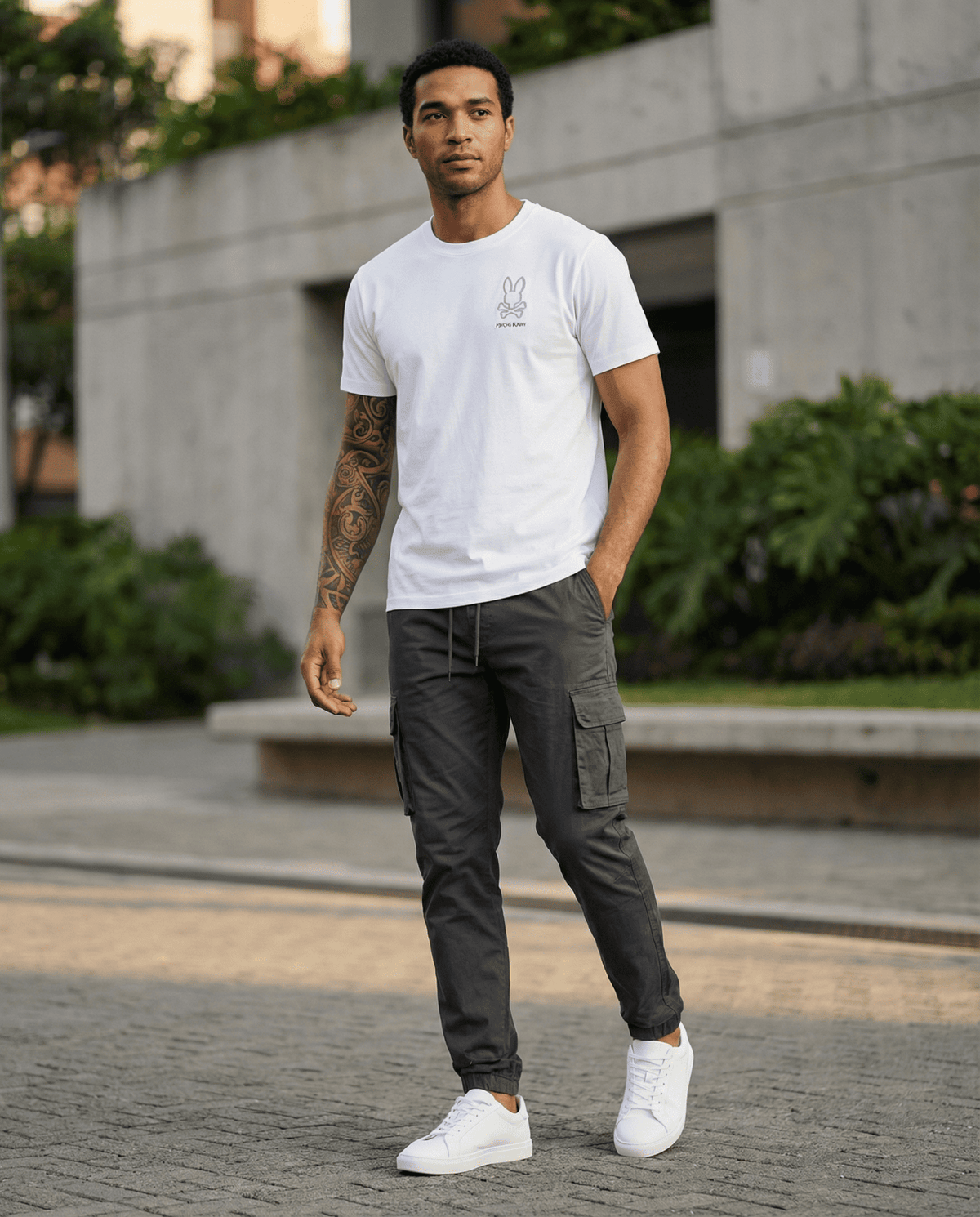 Camiseta 66614 Básica Blanca Para Hombre