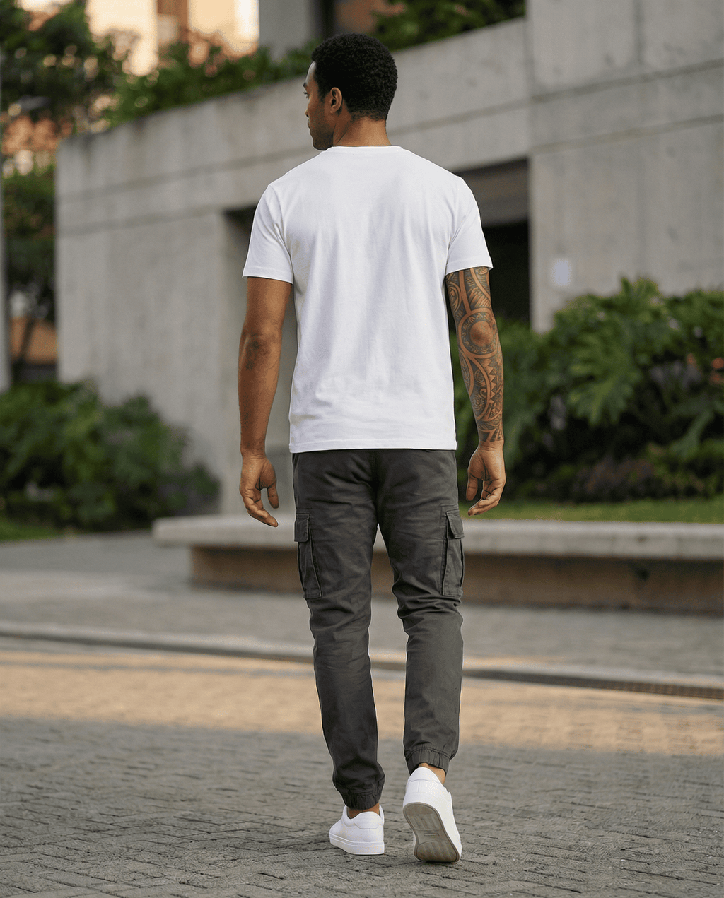 Camiseta 66614 Básica Blanca Para Hombre