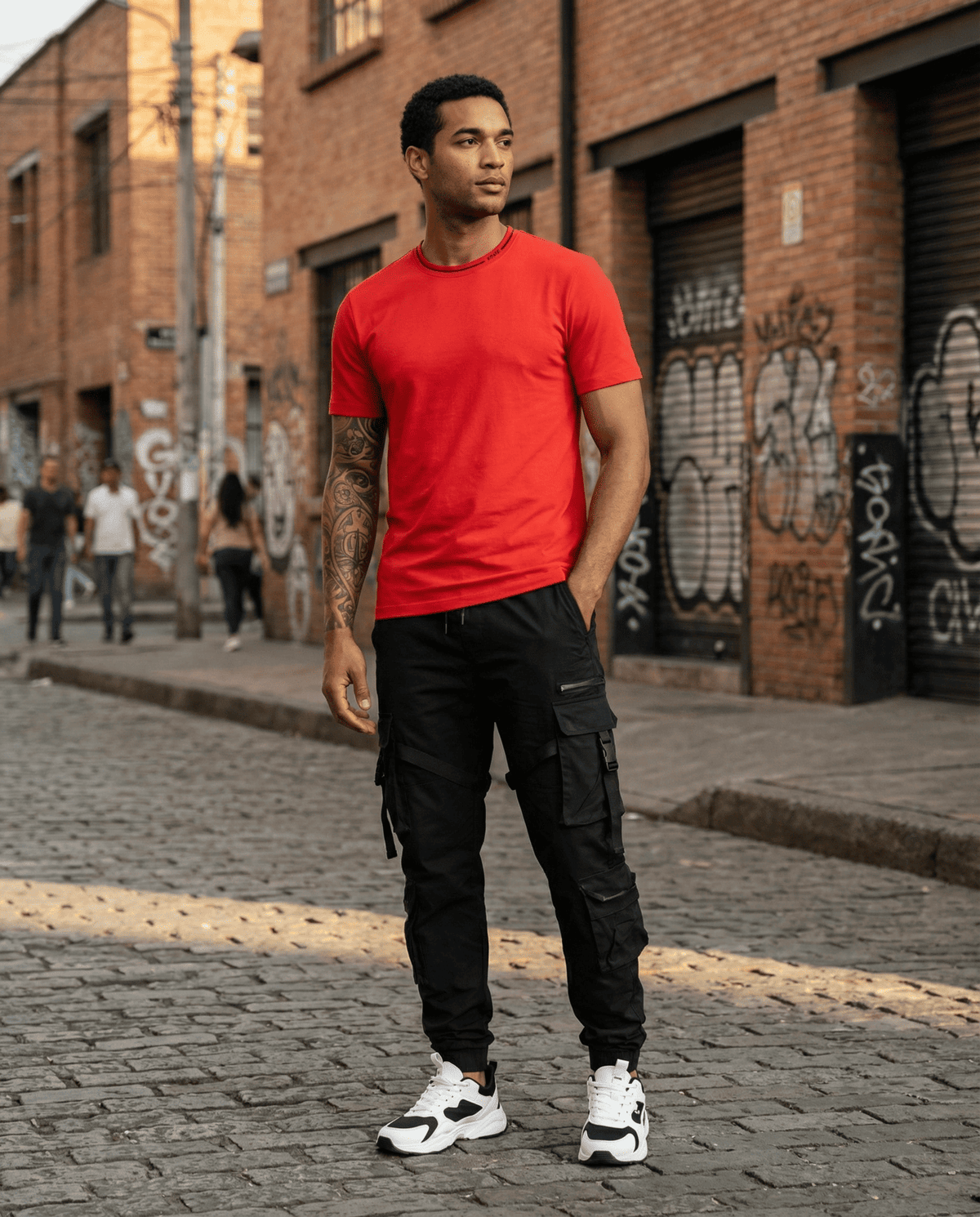 Camiseta 786651 Básica Roja Para Hombre