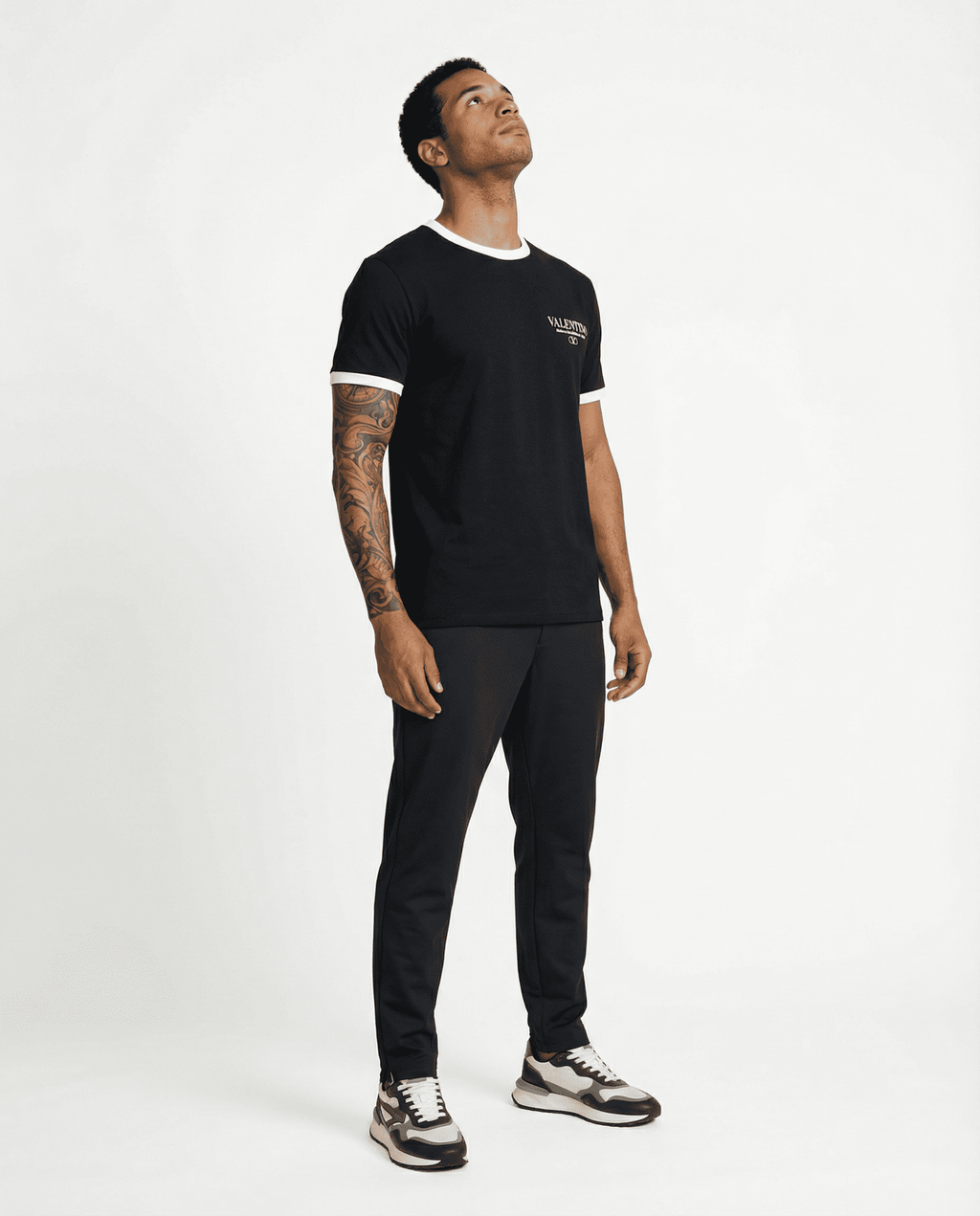 Camiseta 786750 Básica Negra Para Hombre