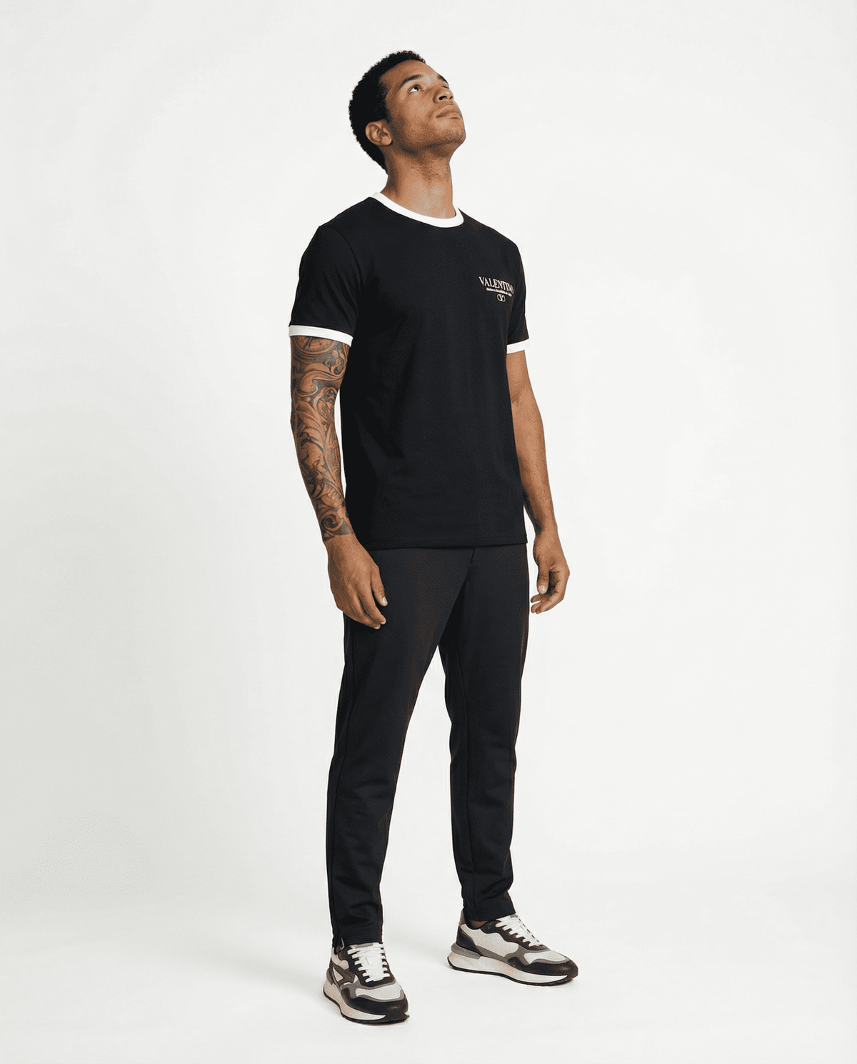 Camiseta 786750 Básica Negra Para Hombre