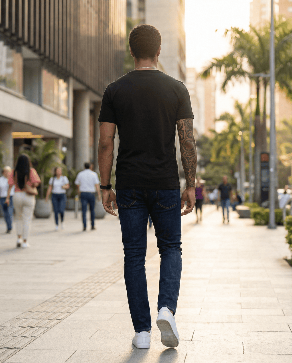 Camiseta 786757 Básica Negra Para Hombre