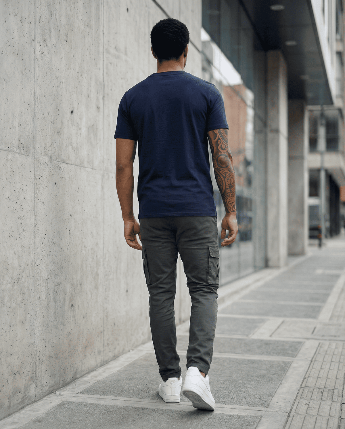 Camiseta 786761 Básica Azul Oscuro Para Hombre