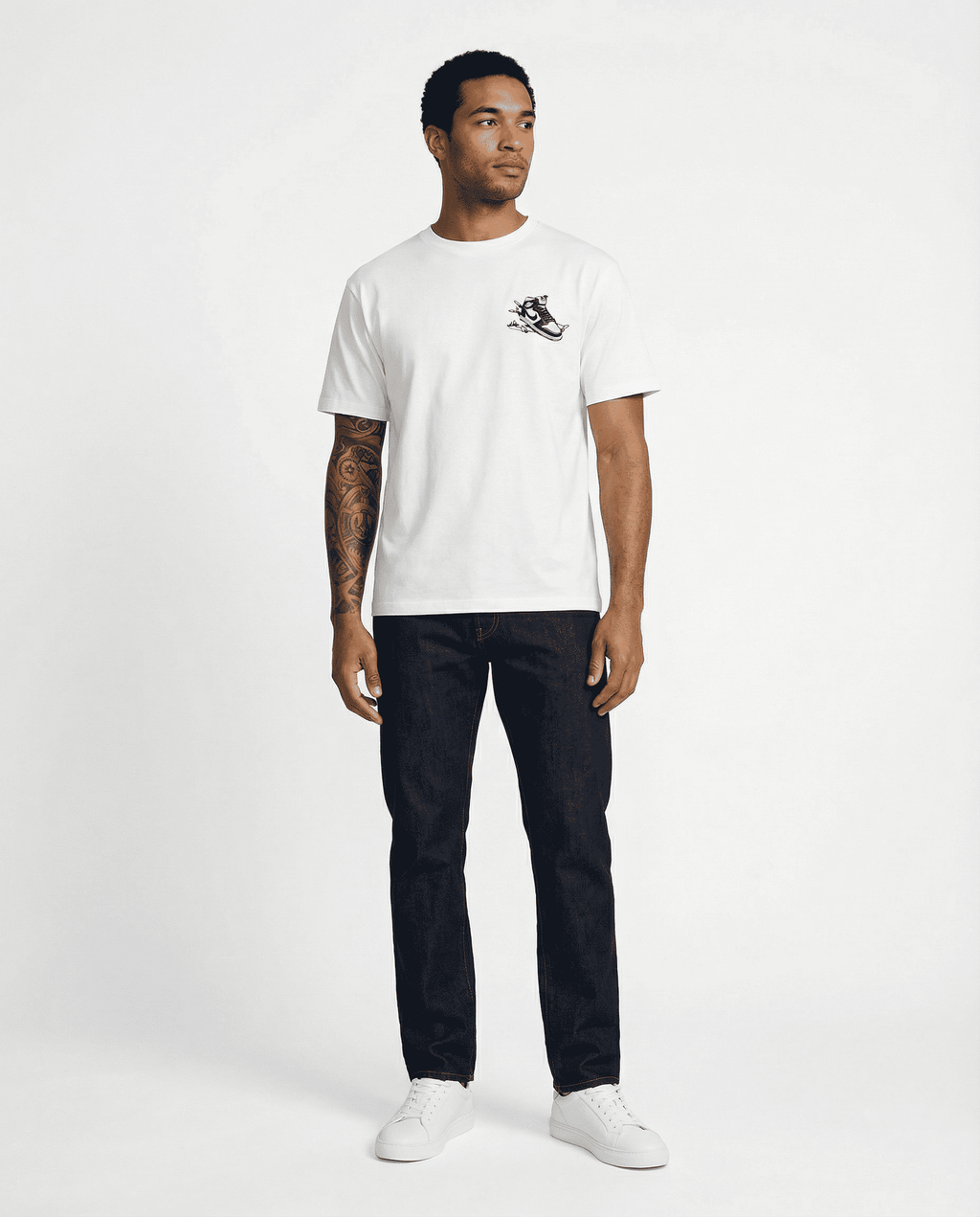 Camiseta 788356 Oversize Blanca Para Hombre