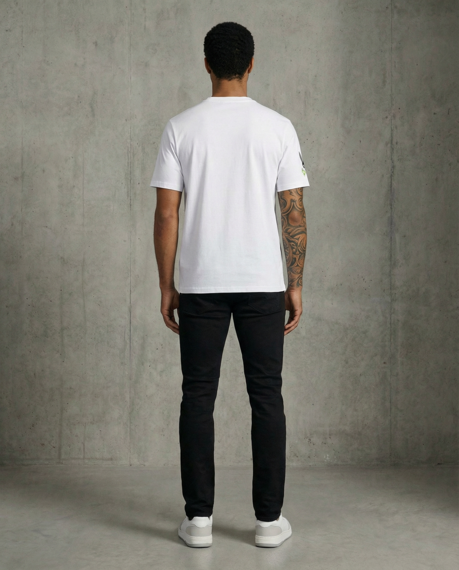 Camiseta 834003 Oversize Blanca Para Hombre