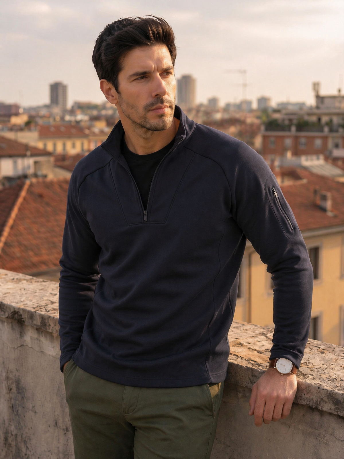 Buzo Negra Para Hombre Ref. 61219