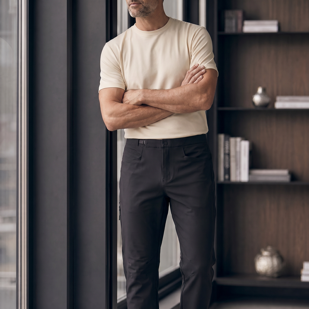 Pantalón 62343 Negro Para Hombre