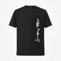 Camiseta 36009 Estampada Negra Para Hombre