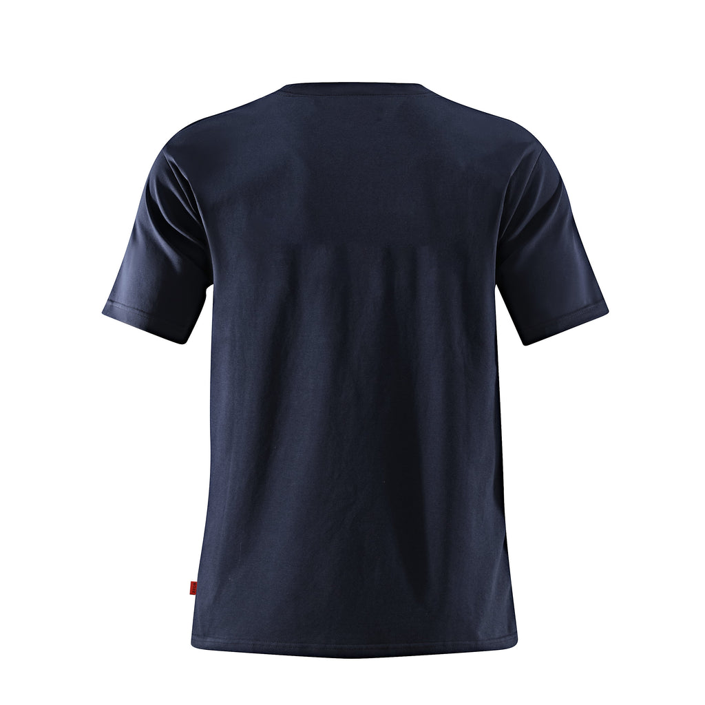 Camiseta B66002 Básica Azul Oscuro Para Hombre
