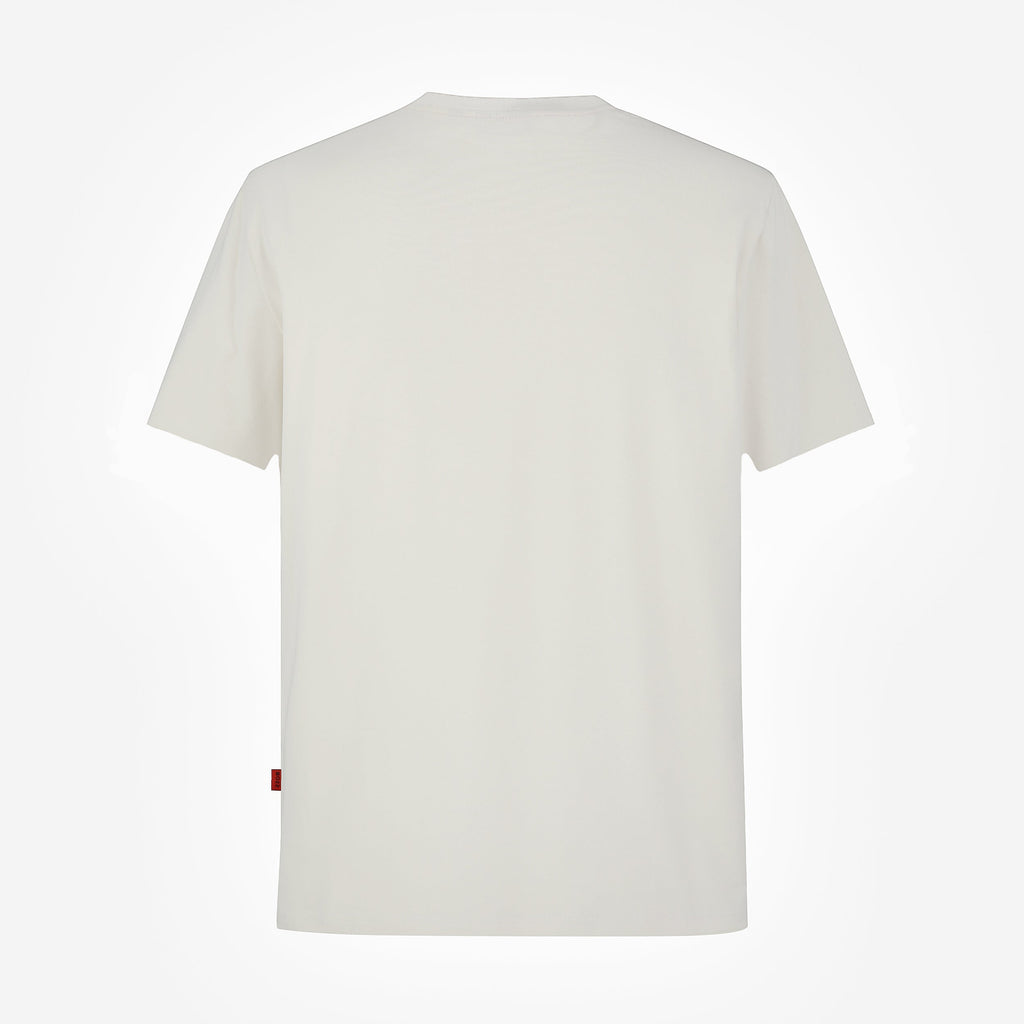 Camiseta 268080 Basica Crema Para Hombre