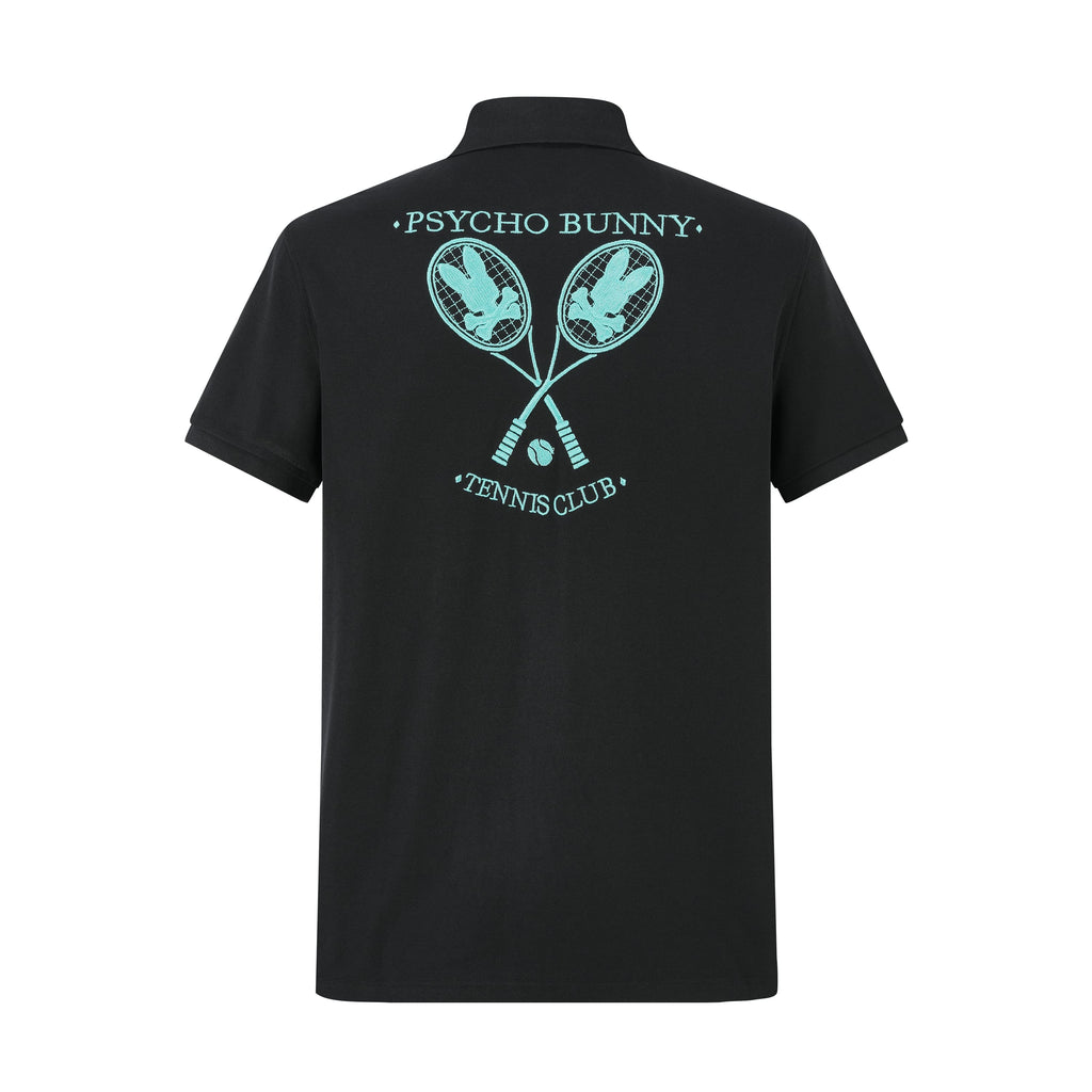Camiseta 22337# Tipo Polo Negra Para Hombre