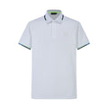 Camiseta 8287-8# Tipo Polo Blanca Para Hombre