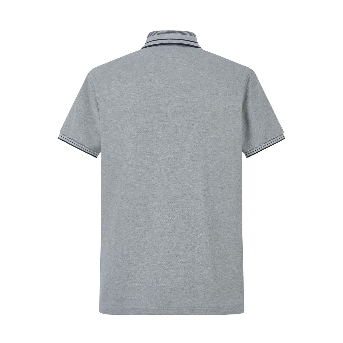 Camiseta 8286-8# Tipo Polo Gris Para Hombre
