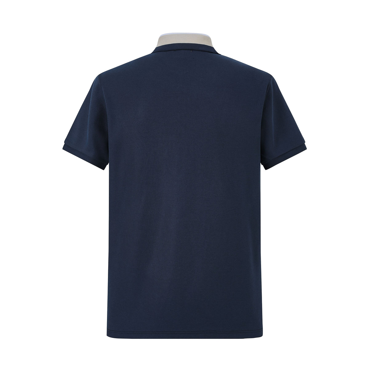 Camiseta 13616# Tipo Polo Azul Oscuro Para Hombre