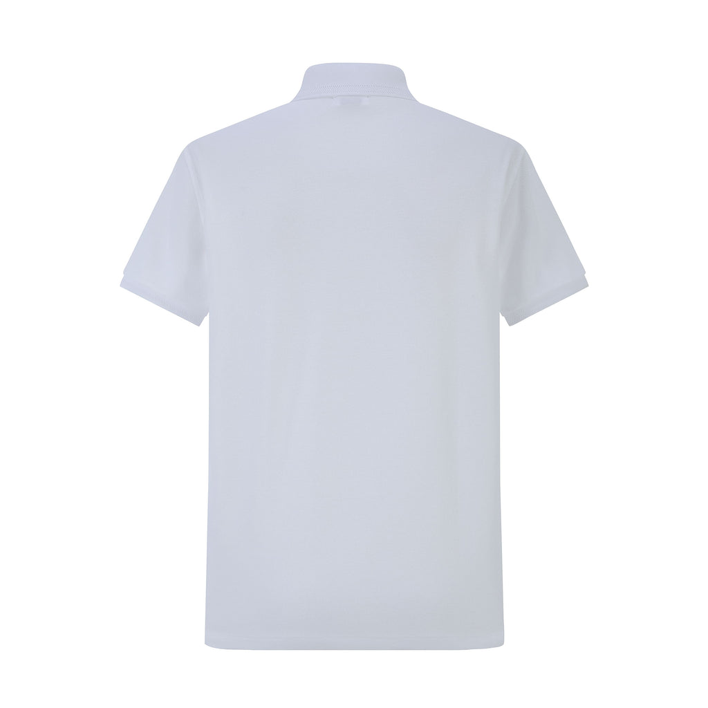 Camiseta 12333-8# Tipo Polo Blanca Para hombre