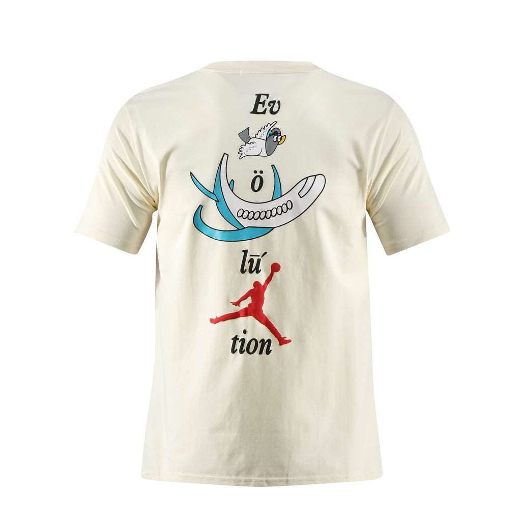 Camiseta 786637 Estampada Crema Para Hombre