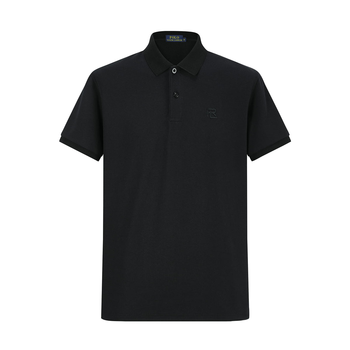 Camiseta 22333 Tipo Polo Negra Para Hombre