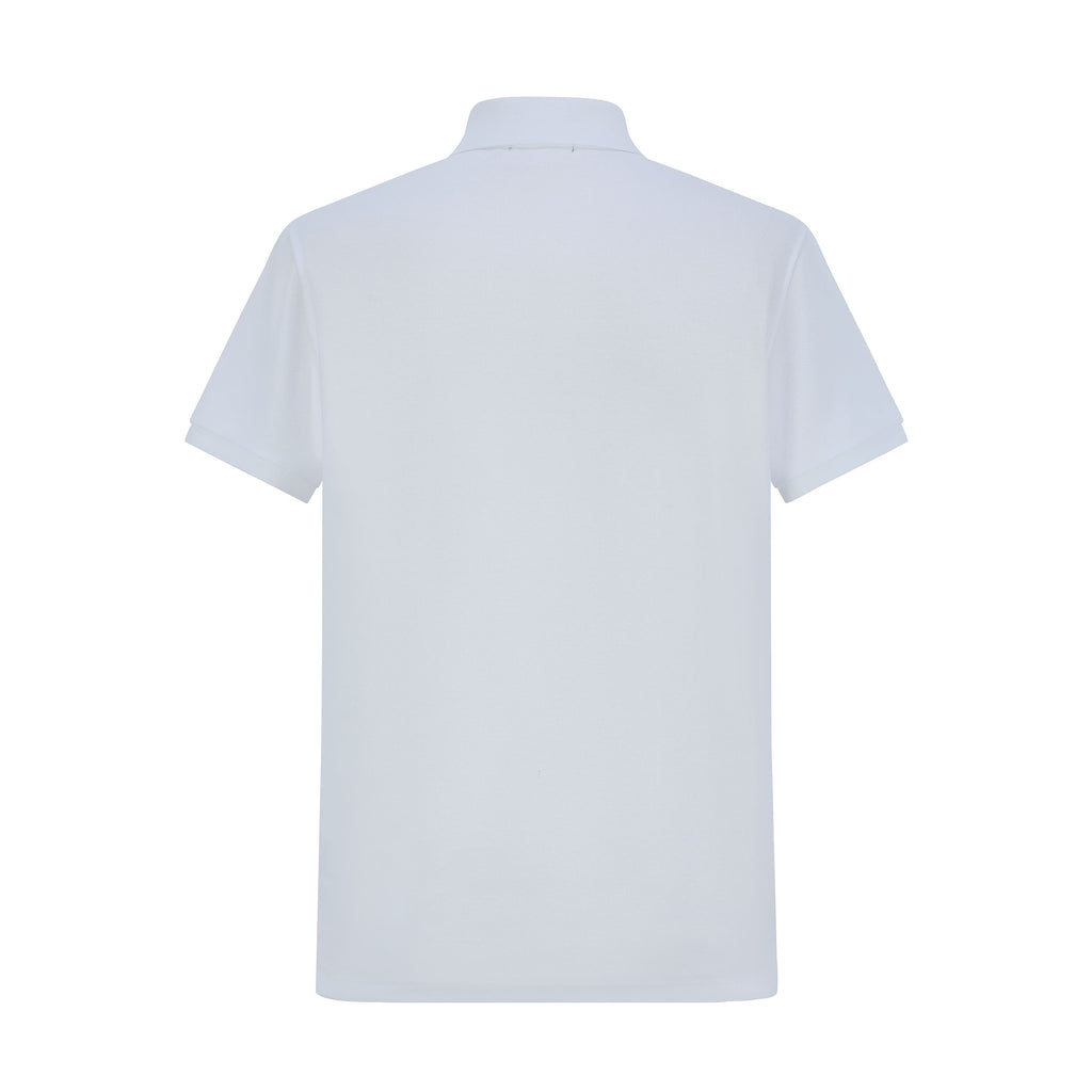 Camiseta 22333 Tipo Polo Blanca Para Hombre