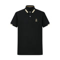 Camiseta 22464# Tipo Polo Negra Para Hombre