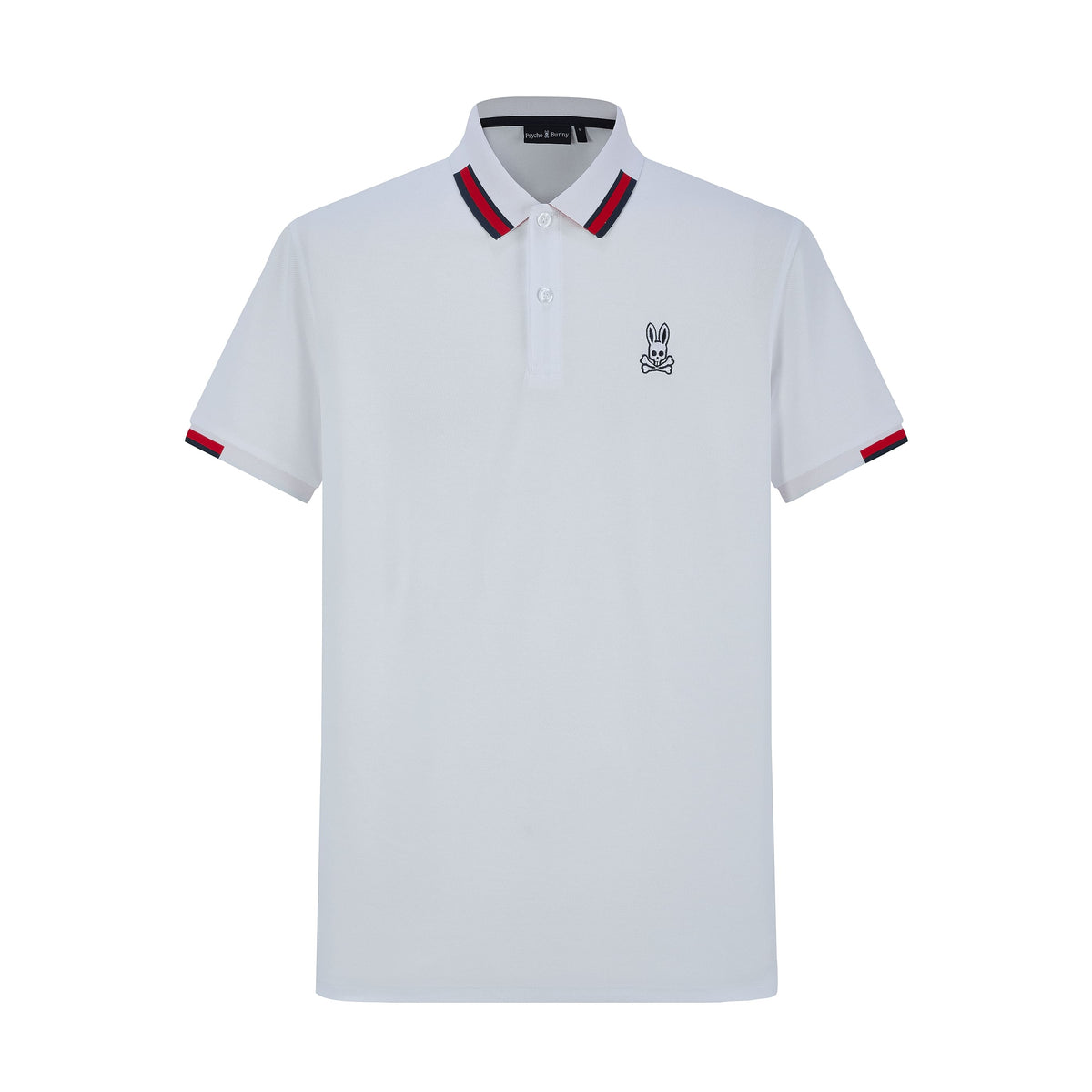 Camiseta 22464# Tipo Polo Blanca Para Hombre