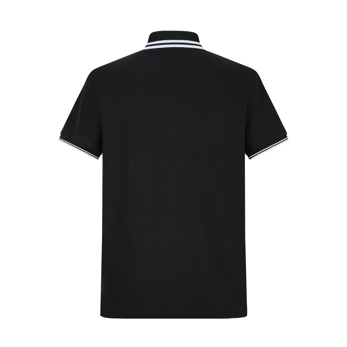 Camiseta 22350 Tipo Polo Negra Para hombre