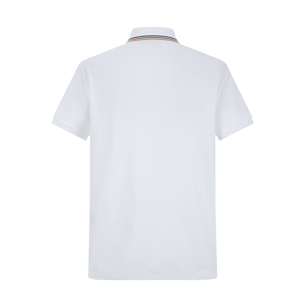 Camiseta 22370 Tipo Polo Blanca Para Hombre
