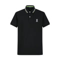 Camiseta 22370 Tipo Polo Negra Para Hombre