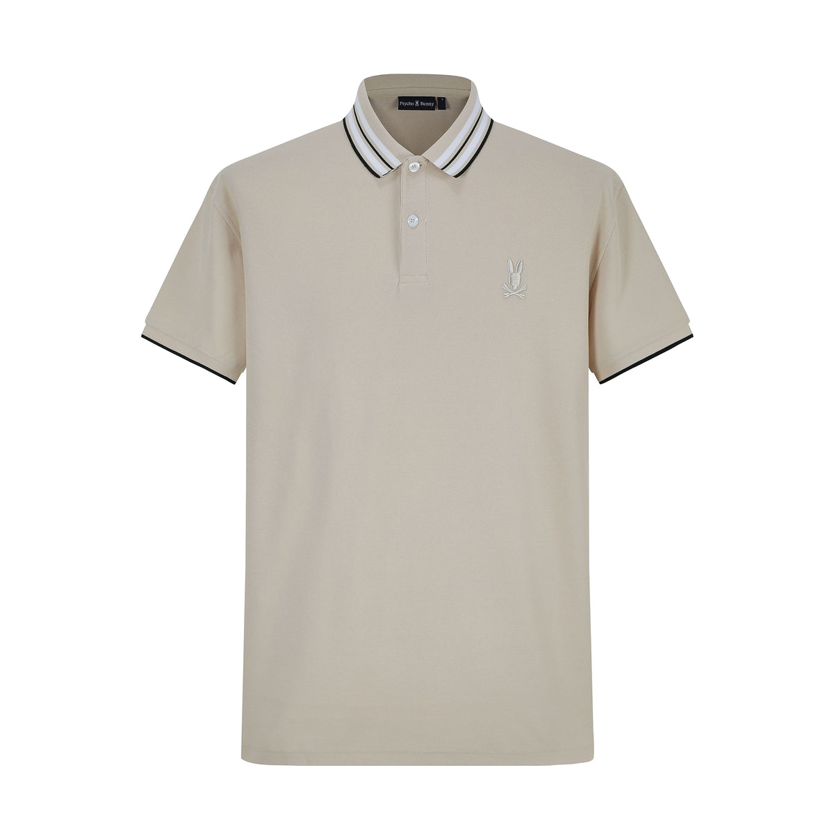 Camiseta 22471# Tipo Polo Khaki Para Hombre