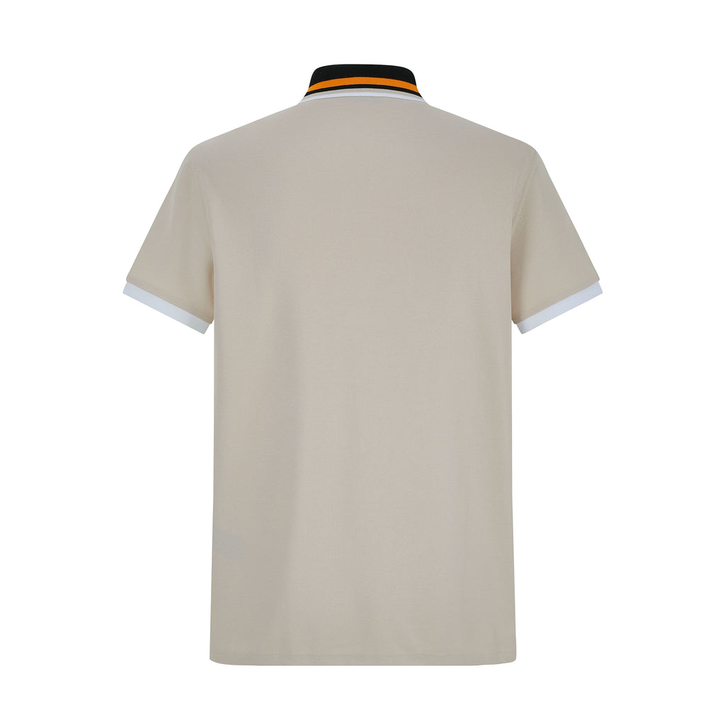 Camiseta 22466# Tipo Polo Khaki Para Hombre