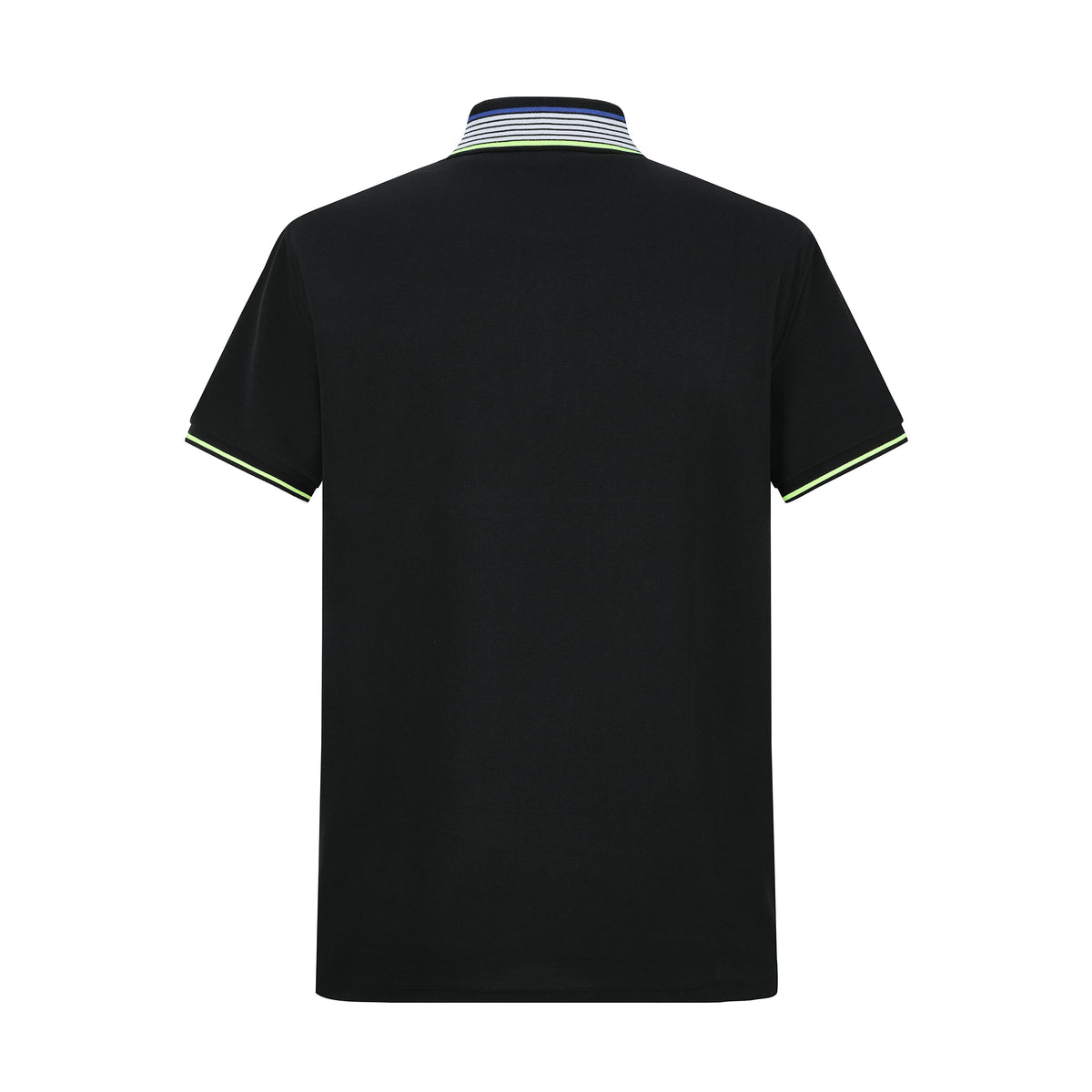 Camiseta 22476# Tipo Polo Negra Para Hombre