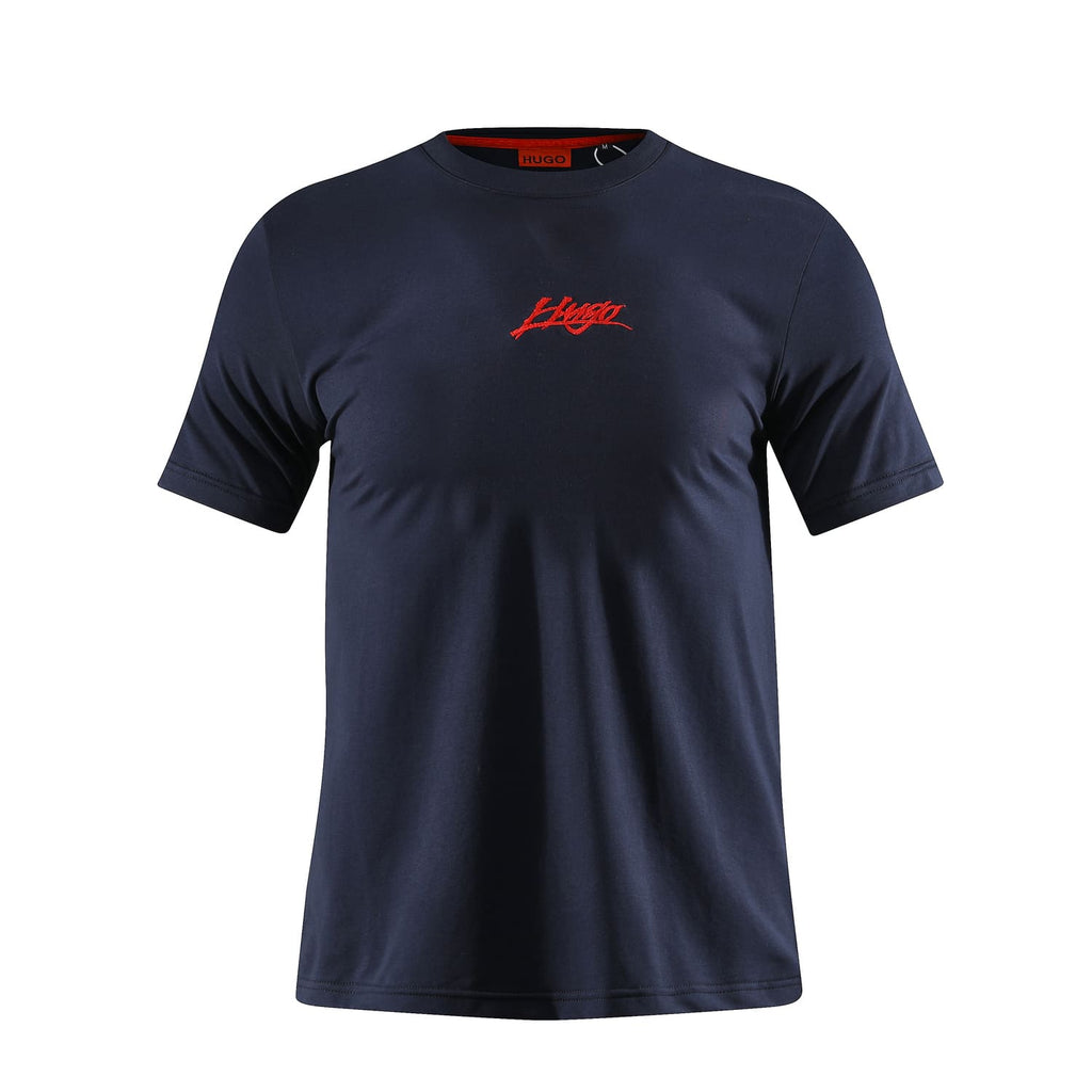 Camiseta 66041 Estampada Azul Oscuro Para Hombre