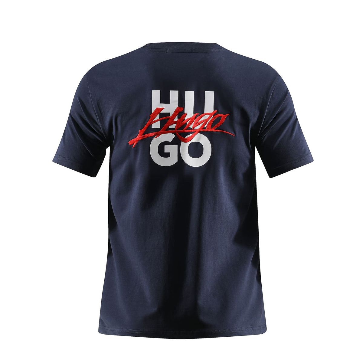 Camiseta 66041 Estampada Azul Oscuro Para Hombre