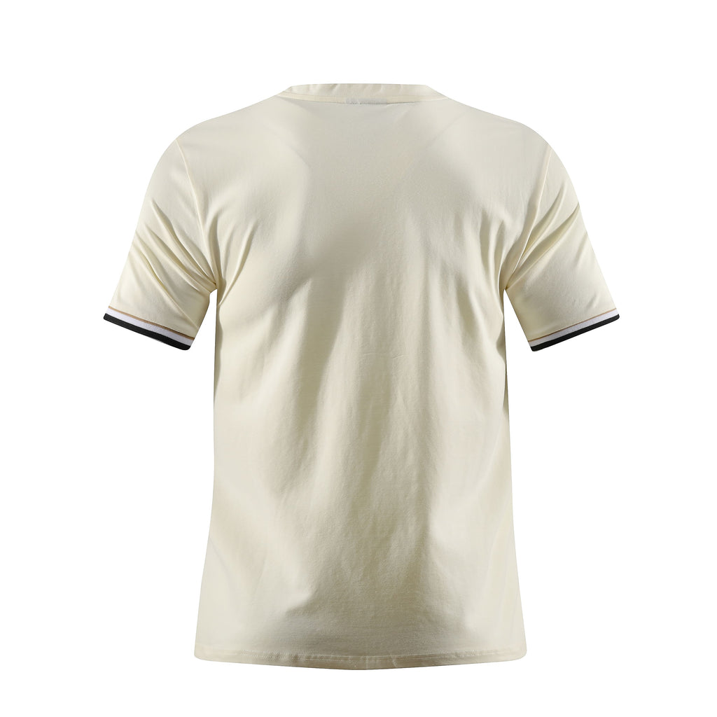 Camiseta 786658 Básica Crema Para Hombre