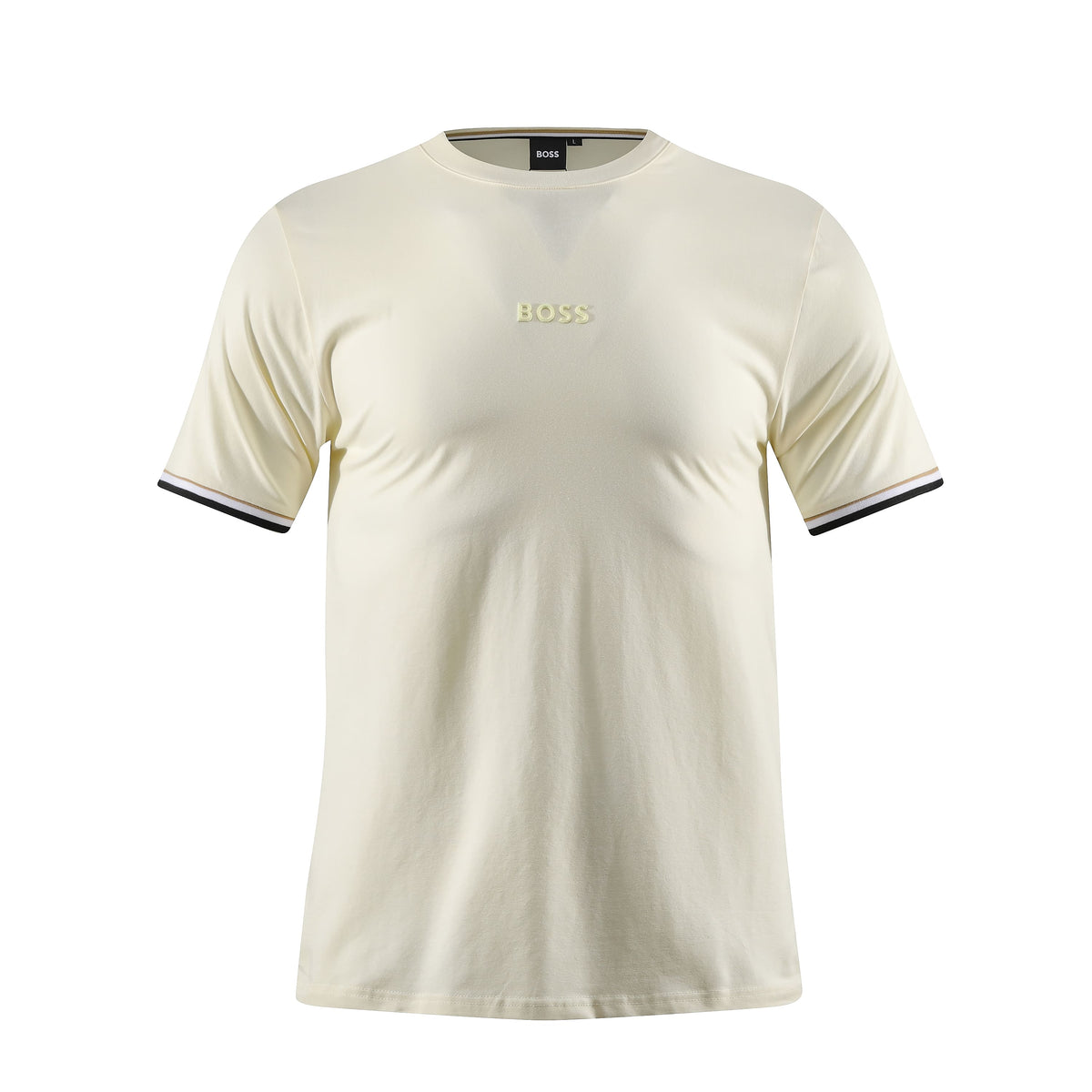 Camiseta 786658 Básica Crema Para Hombre