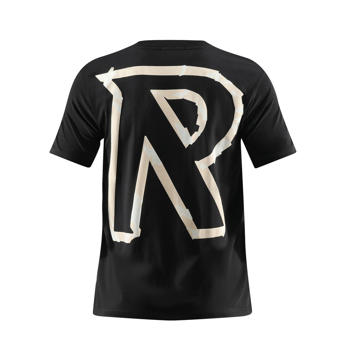 Camiseta 66778 Estampada Negra Para Hombre