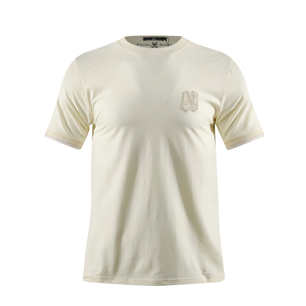 Camiseta 66677 Básica Crema Para Hombre