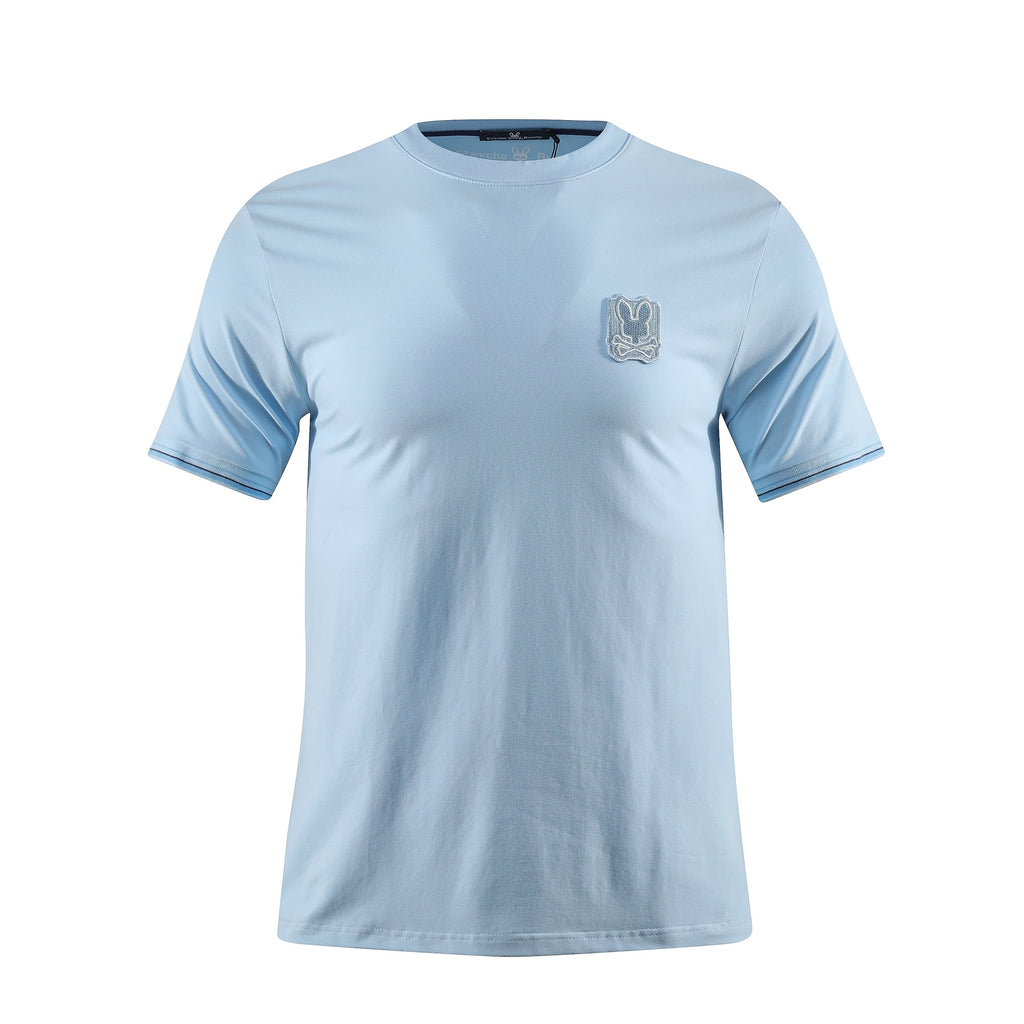 Camiseta 66677 Básica Azul Claro Para Hombre